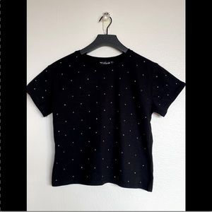 PrettyLittleThing Crystal Detail Tee